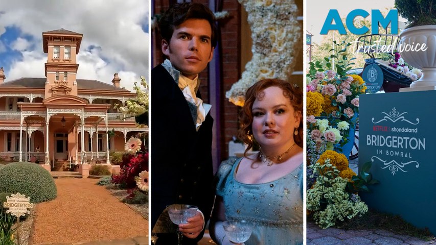 Bowral's week-long homage to all things Bridgerton culminated in a themed garden soiree and exclusive previews, highlighted by unexpected appearances from stars of the new season: Nicola Coughlan as Penelope Featherington and Luke Newton as Colin Bridgerton.