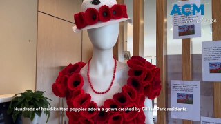 Gillin Park Community red poppy dress | Warrnambool Staqndard 2024