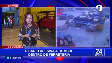 La Victoria: sicario asesina a hombre dentro de ferretería