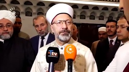 Ali Erbaş Arapça soruya çeviri yaptırdı