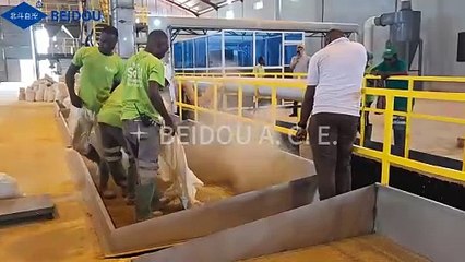 NPK fertilizer blending and bagging plant
