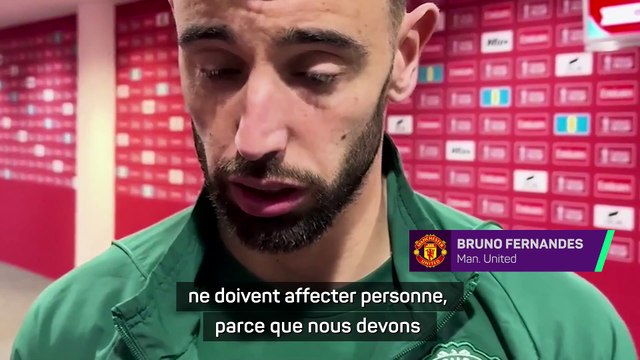 Fernandes : Ne pas être affectés par les discussions sur un possible départ de ten Hag