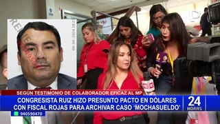 Congreso: Magaly Ruiz habría pedido a fiscal Richard Rojas archivamiento caso ‘Mochasueldos’