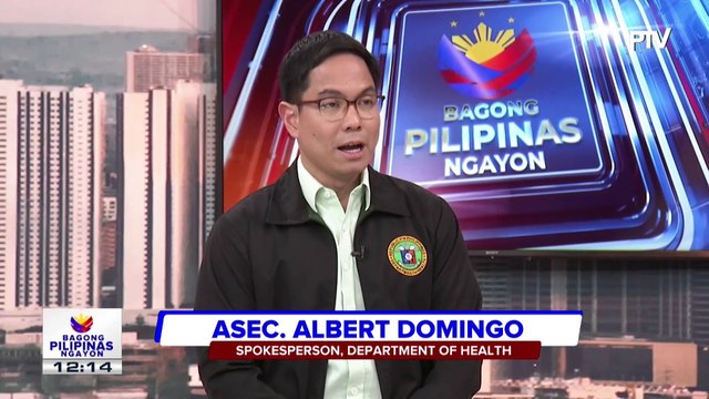 Panayam kay DOH Spokesperson Asec. Albert Domingo kaugnay sa dumadaming kaso ng tigdas, pertussis at vaccination para sa mga sakit na ito