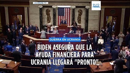Biden promete a Zelenski que el paquete de ayuda militar y financiera para Ucrania llegará "pronto"