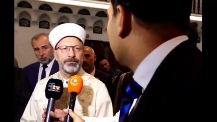 Gündem oldu... Diyanet İşleri Başkanı Ali Erbaş Arapça bilmiyor mu?