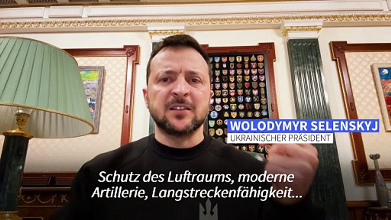 Selenskyj: USA und Ukraine arbeiten an Sicherheitsabkommen