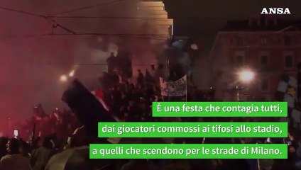 Festa Inter per la "seconda stella"