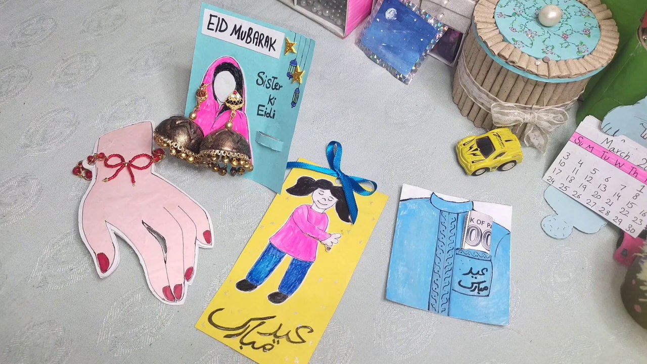 4 Stylish Eid Cards: Elevate Your Celebrations!"/Eid Mubarak Card Banane Ka Tarika