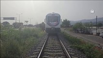 Aydın'da tren motosikletliyi ezdi