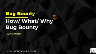How What and Why of Bug Bounty (FQA Bug bounty)