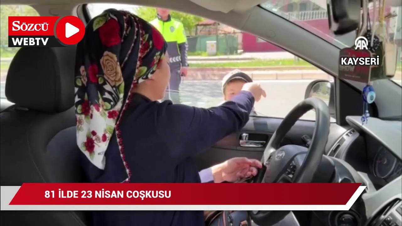 81 ilde 23 Nisan coşkusu