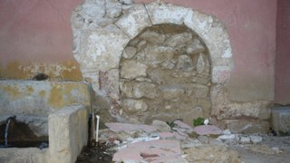 Sulusaray'da deprem sonrası Osmanlı dönemine ait çeşme ortaya çıktı