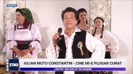 Download Video: Iulian Mutu Constantin - Cine mi-e plugar curat (Cantec din suflet de roman - ETNO TV - 19.04.2024)