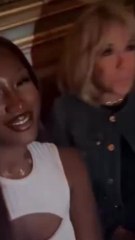 Aya Nakamura et Brigitte Macron