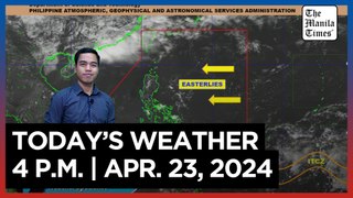 Today's Weather, 4 P.M. | Apr. 23, 2024