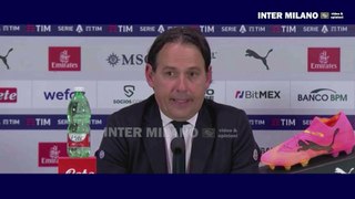 Milan-Inter 1-2 * Simone Inzaghi: Vittoria del ventesimo scudetto da condividere con tutti.