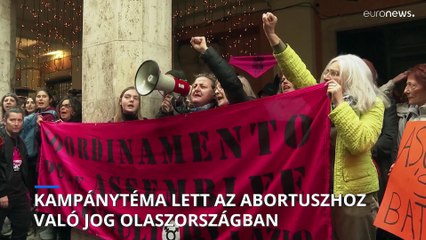 Kampánytéma lett az abortuszhoz való jog Olaszországban