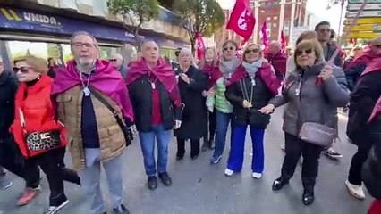 Manifestación en León para contraprogramar a la Junta