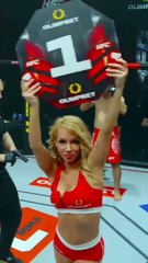 Colpisce con un calcio nel di dietro la ragazza del ring MMA, squalificato a vita il lottatore Ali Heibati