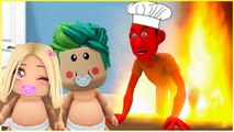 CANAVAR BABAMLARDAN KAÇIYORUZ | ROBLOX BAKE DA BABY | HAN KANAL KÜBRA NİSA