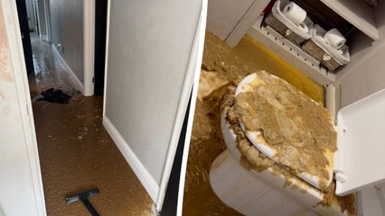 Woman left with £30K bill and uninhabitable house after sewage overflows from loo