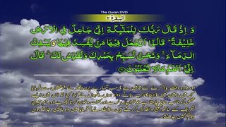 Surah 2 Al baqarah Ayat No 30-39 Ruku No 4 Word by word learning Quran in video in 4K