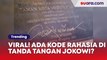 Viral! Bule Ini Bikin Analisis Cocoklogi: Ada Kode Rahasia di Tanda Tangan Jokowi: Geng UGM