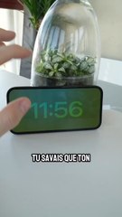 Transformez votre iPhone en réveil de table pratique 📱
