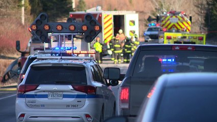 Face à face mortel sur la route 293 à Saint-Cyprien, le BEI enquête