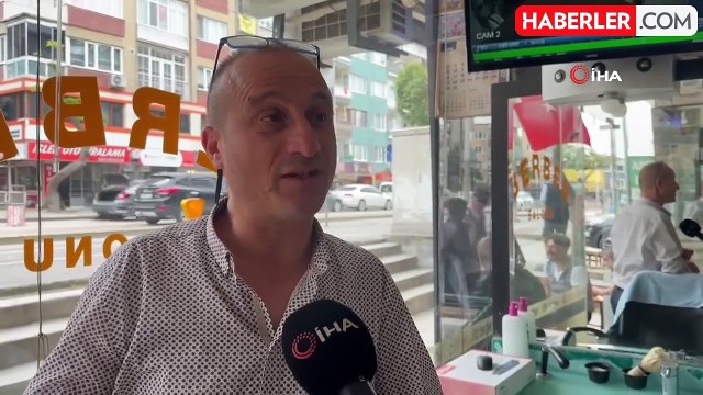 Berber, tıraş sırasında dili boğazına kaçan kişiyi kurtardı