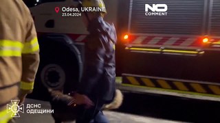 Encore des frappes russes sur Odessa, bâtiments civils endommagés