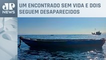 Embarcação utilizada por pescadores desaparecidos em Ilhabela é encontrada