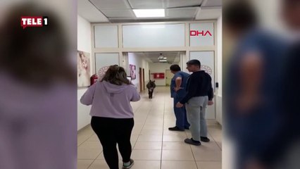 Polisten kaçan eşek soluğu hastanede aldı