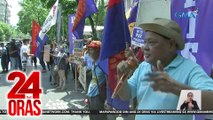 Grupong PISTON, nagprotesta sa harap ng Korte Suprema kaugnay ng hiling na TRO laban sa PUV Modernization | 24 Oras