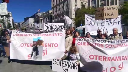 La plataforma de Trobajo lleva el soterramiento al Congreso