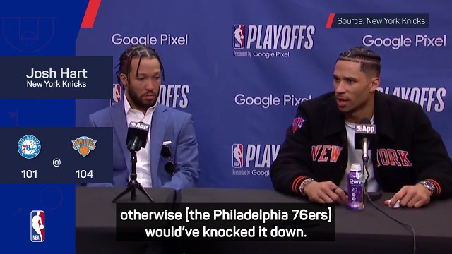 Knicks 'had nothing to lose' in crazy finale against Sixers - Hart
