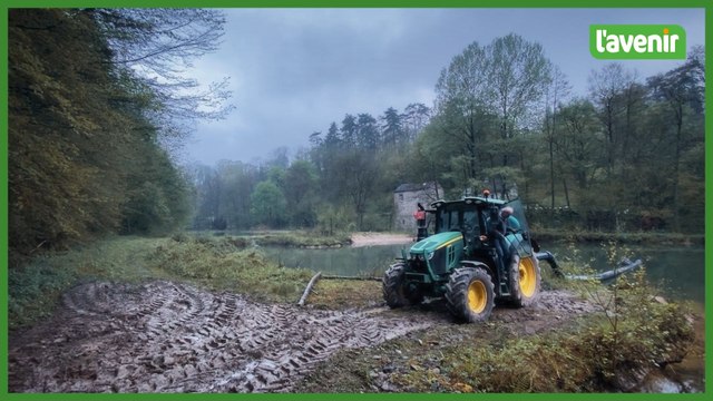 À Jenneret, le vignoble Ysabeau lutte contre le gel grâce à l’aspersion d’eau