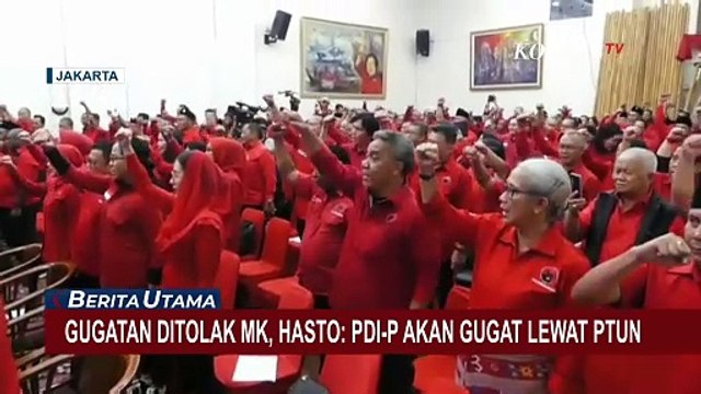 Gugatan Sengketa Pilpres 2024 Ditolak MK, Hasto: PDIP akan Gugat Lewat PTUN