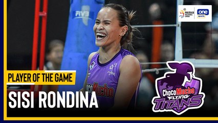 PVL Player of the Game Highlights; Sisi Rondina fires 29 in Choco Mucho's comeback win