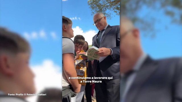Roma, Gualtieri Inaugurata nuova area giochi a Torre Maura