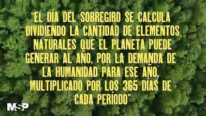 Sobregiro de la Tierra: ¿Que pasa con nuestro planeta y que podemos hacer? - #MSP