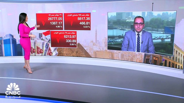 مؤشر EGX30 يتراجع للجلسة الثانية على التوالي مسجلاً أدنى مستوياته منذ بداية أبريل الحالي