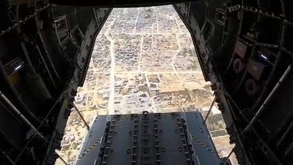 Airdropped Food Packs: Emergency Relief in Action 🍽️