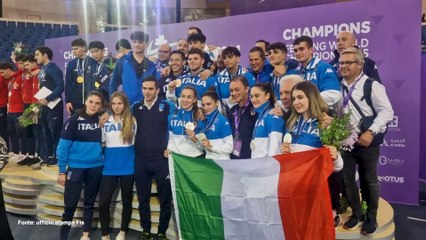 L’Italscherma sbanca ai Mondiali giovanili di Riyadh con 13 medaglie
