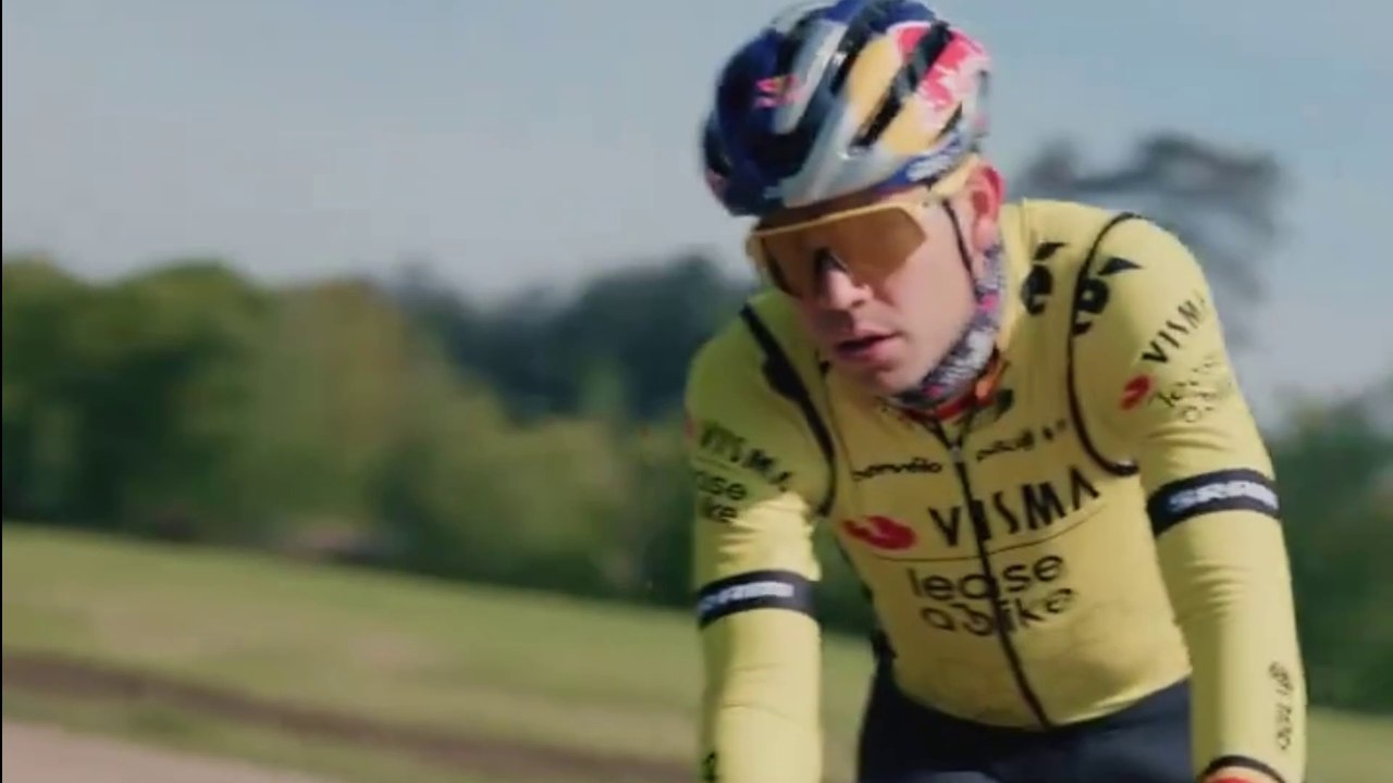 Cyclisme 2024 - Wout van Aert enfin de retour sur son vélo de route : "Cela fait presque quatre semaines et je suis heureux de m’entraîner à l’air libre"