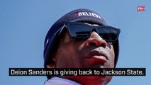 Deion Sanders is giving back to Jackson State