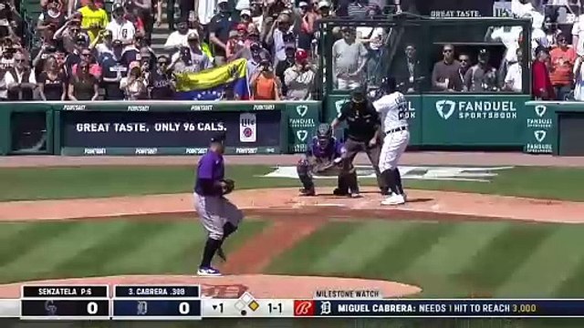 ¡Un día como hoy hace dos años! Miguel Cabrera pegaba su hit 3000 de por vida en la MLB.