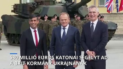 Minden eddiginél nagyobb katonai segélyt küld a brit kormány Ukrajnába