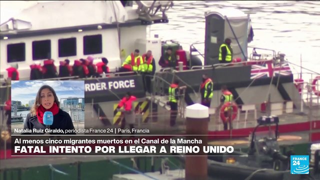 Informe desde París: migrantes murieron en el Canal de la Mancha intentando llegar a Reino Unido